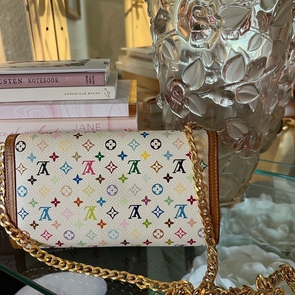 Louis Vuitton Murakami Multicolor Porte Trésor International Wallet w/chain - Picture 13 of 15